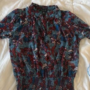 Rachel Zoe Multicolor Floral Blouse